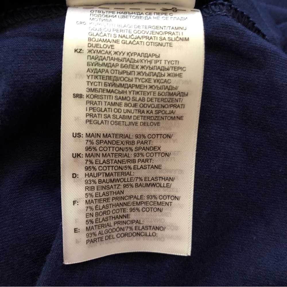 Adidas 3/4 Sleeve Casual/T-Shirt Dress With Crew Neck In Navy Blue - Picture 6 of 6